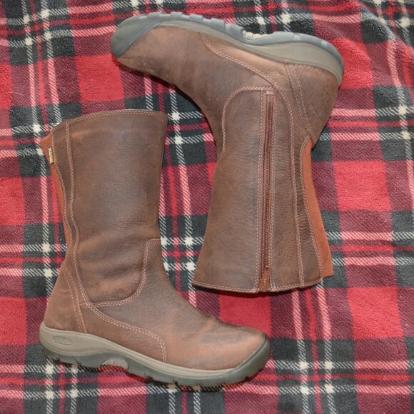 KEEN Presidio II Boots, leather mid calf size 6.5 - Picture 9 of 12